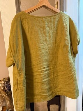 notPERFECTLINEN GORDES Boxy Top